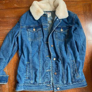 Warm  & Cozy Jean Jacket